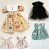 Blythe clothes Retro Floral Dress set Crop Top midi tulle Skirt Short Skirt for Licca Azones Ob22 2427 Ker YMY doll accessories