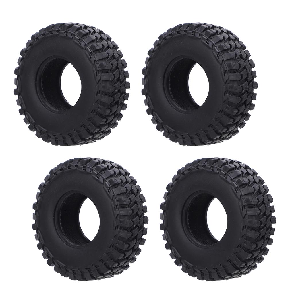 RC Crawler Universal Wheel Hub Set Plastic RC Tire and Hub Set for Axial SCX24 1/24 1/18