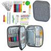 Crochet Kits Crochet Soft Handle Knitting Tool Accessories 72 Pcs