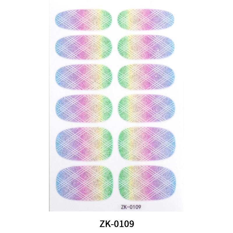 Neue Nail Art Sticker Cartoon Niedliche Zwiebel Rosa Liebe Wasserdichte Nagelaufkleber Vollständiger Aufkleber