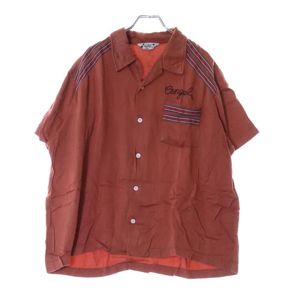 

VINTAGE H.S.T TENSTLIKE Short Sleeve Shirt Twill Rayon Bowling Red Used ec44d47a Unisex T-Shirt XL