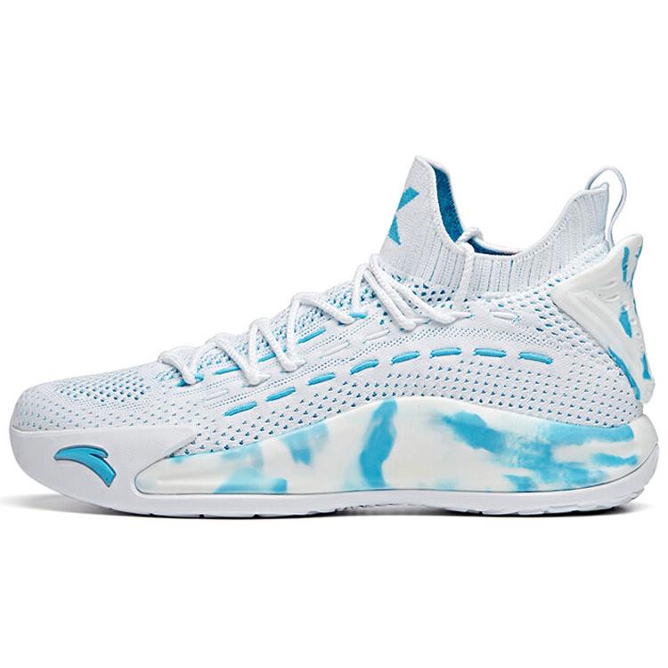 

Anta KT5 Thompson Abrasion Resistant Breathable Mid Top Basketball Shoes Chloro Blue 44.5