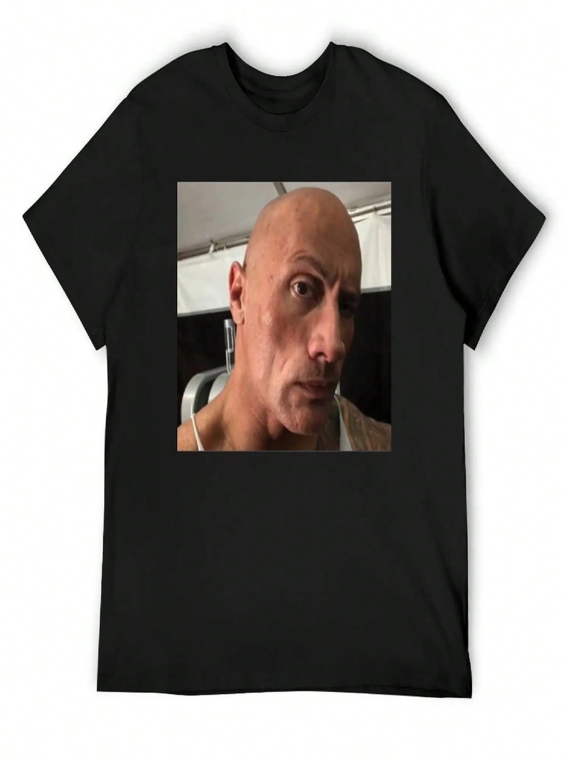 Dwayne The Rock Johnson Eyebrow Raise Meme Classic T-Shirt For A Boy Boys Whites Tshirts Personalised Plus Size unisex Clothing S разноцветный