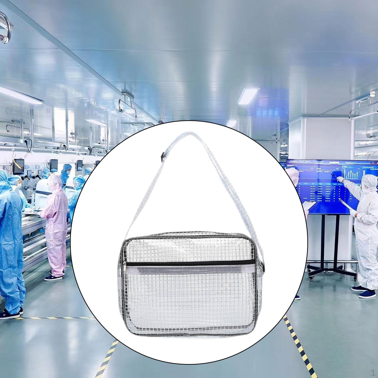 

Anti Statics Clear PVC Bag Portable Cleanroom Engineer Tool for Picnics білий