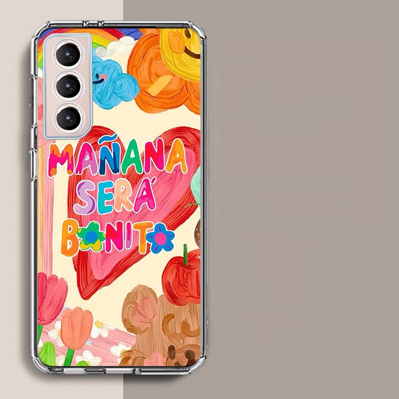 Karol G M-Manana Sera B-Bonito Phone Case For Samsung Galaxy S25 Edge S24 S23 FE S21 S20 Plus S22 S26 Ultra Cover Clear Cases TP