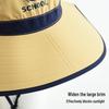 Children's Wide-Brim Sun Hat with Neck Protection, Windproof Outdoor Cap for Boys and Girls