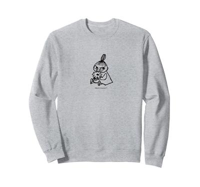 Popularny Design Małej Mii Linia Kwiatowa Czarna Linia Bluza