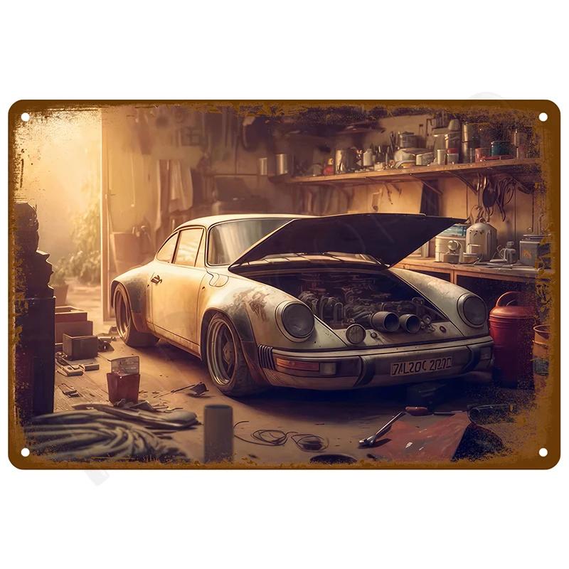 Metal Sign Room Vintage Metal Plate Home Decoration Luxury Wall Decor Items Art Mural Bar Retro Plates Tin Sign Poster Man Ca