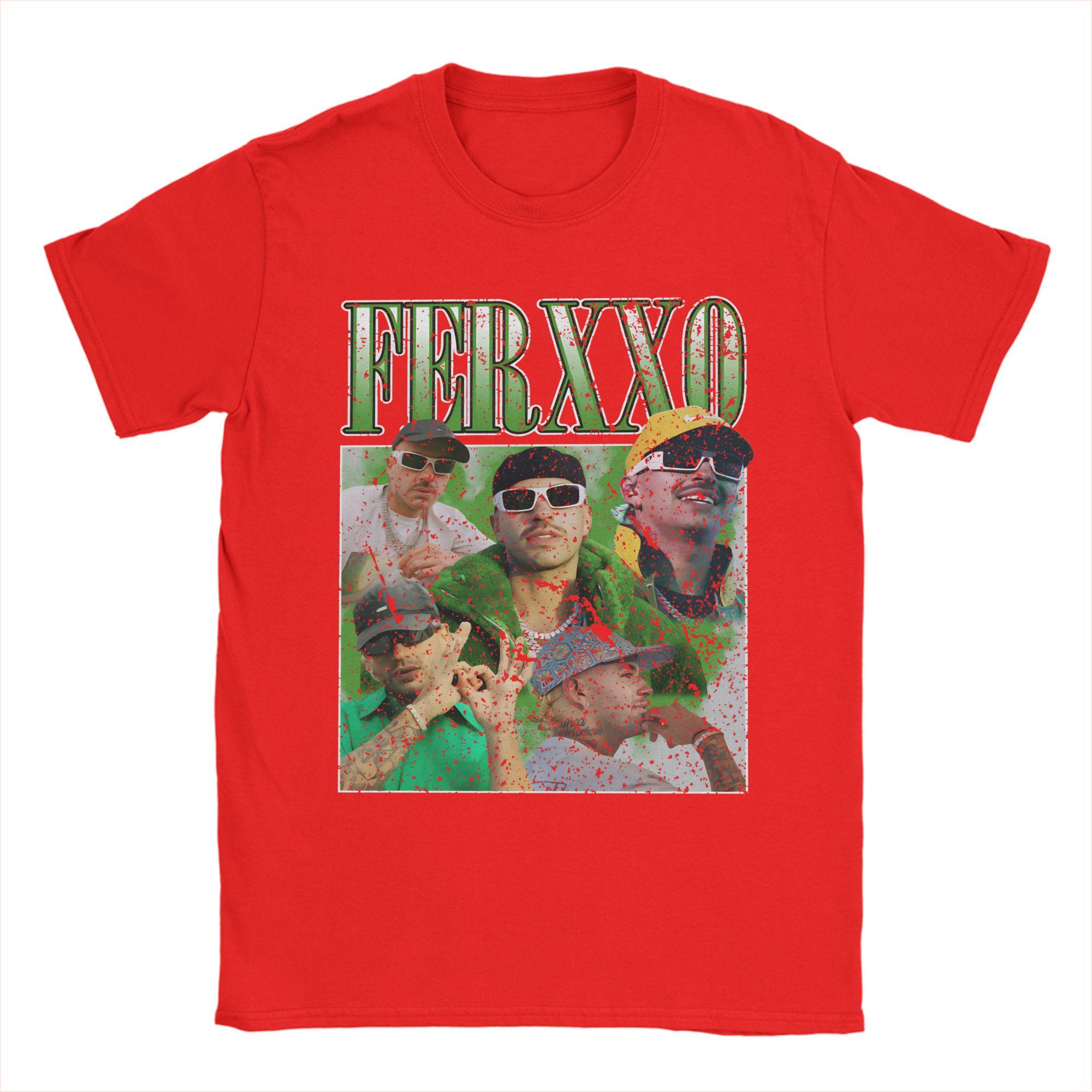 

Feid Ferxxo T Shirt Male Streetwear T Shirts Summer Crewneck Fashion Tee Shirt Casual Oversized Tops S