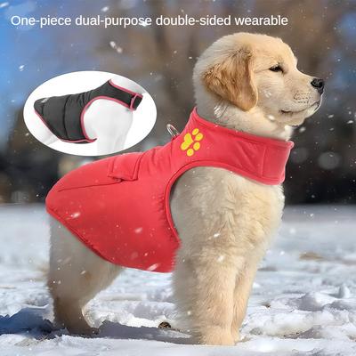 Windproof and Warm Plush Thickened Puppy Vest