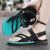 Men Beach Sandals 2024 Slip On Flats Slippers Sandals Men Sandalias Hombre Gladiator Casual Sandals Rope Male Summer Beach Shoes
