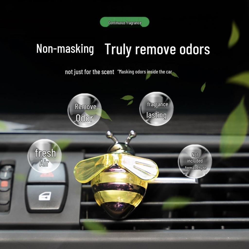 Creative Bee Car Vent Clip Aromatherapy Air Freshener Ornament