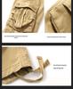 Men's Outdoor Cargo Pants: Loose Fit, Multi-Pocket, Straight-Leg, Large Size.