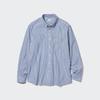 Uniqlo Japan Extra Fine Cotton Broad Stripe Shirt  Button Down Collar  Long Sleeves 