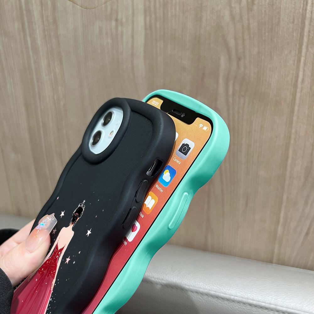 Fashion Soft Phone Cover for Samsung Galaxy A52 A73 A12 S24 Ultra 5G S23 S22 S21 S20 FE Wave Edge Shockproof Protective Rubber Case