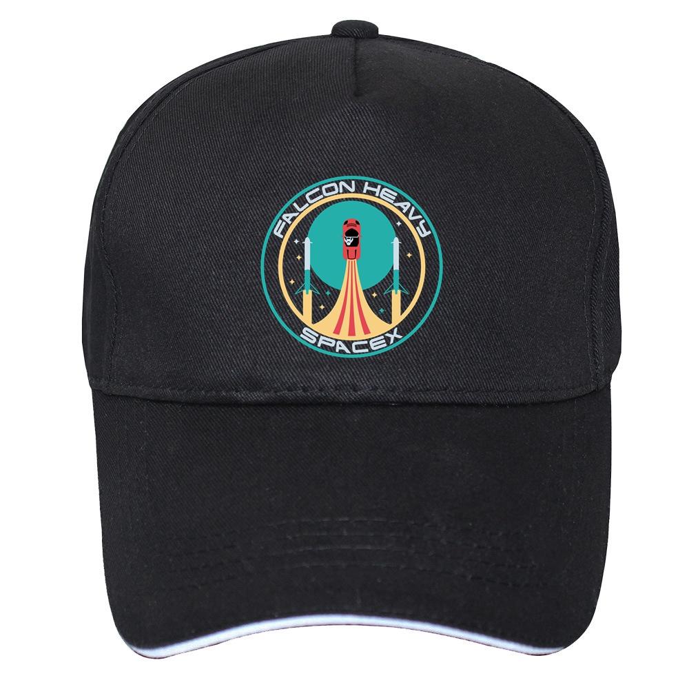 

Кепка SpaceX Car Hat Elon Musk Heavy Falcon Hats Unisex Starman Кепка Бейсболка StarmanX Хип-хоп Кепка Шляпы Tesla Roadster