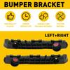 TO1043130, TO1042130 Bumper Bracket Set For Toyota 16-18 Front Steel 2Pc