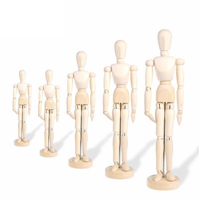 Farbe Skizze Holzmann Modell Künstler Bewegliche Gliedmaßen Puppe Kunst Zeichnen Actionfigur Mannequin Kinderspielzeug