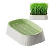 Pet Cat Grass Planter Box Cat Grass Growing tray Hydroponic Cat Grass Planter Wheat Grass Growing Pot Nursery Cat Planter Tray