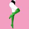 Glow In The Dark Stockings Women's Sexy Fluo Self-Adhering Over-The-Knee Socks