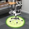 1PC Cucumber Slice Office Round Area Rug, Mat Suitable For Office, Under Office Chairs Bedroom Living Room Home Decor, Room Deco