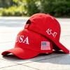 USA Flag Embroidered Baseball Caps Men's and Women's Outdoor Sports Event Casual Baseball Caps, Casual and Fashionable