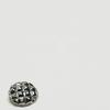 Small Fragrant Wind Turtle Face With Diamond Buttons Metal Tweed Jacket Double-Sided Nylon Coat Buttons