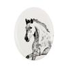 Andalusian – Commemorative Plaque with a Photo of a Horse, Tombstone Plaque with a Print |