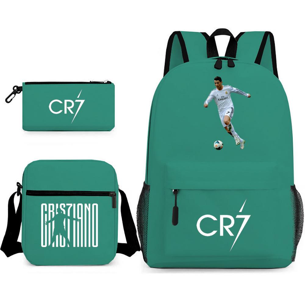 Stitc Cartoon Full Print Backpack Student Bag Pencil Case Two-Piece Set Children'S Backpack