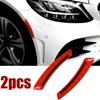 2pcs Car Reflective Stickers Wheel Eyebrow Mudguard Luminous Warning Decals Anti-collision Strips