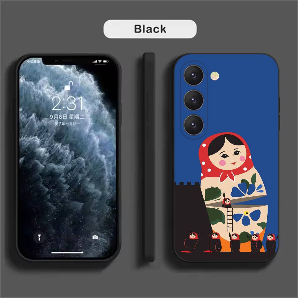 Matryoshka Art Russian  Phone Case For Samsung Galaxy A52 A42 A32 A22 A12 A02S A72 A73 A51 A41 A31 A21S A71 A40 A30S A20S