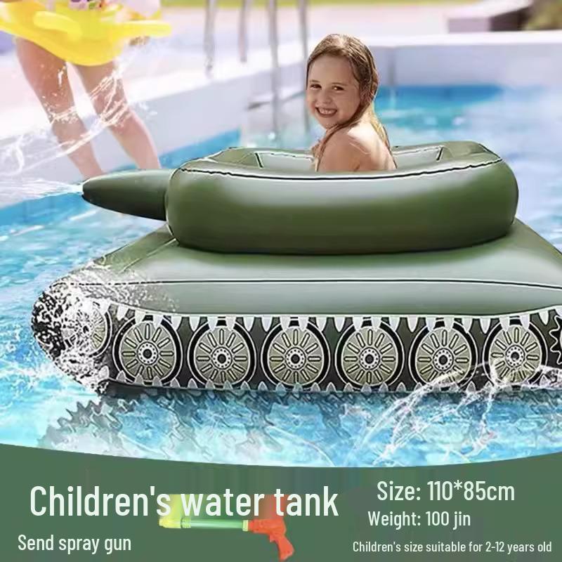 PVC Inflatable Spray Water Tank Ride-On Float