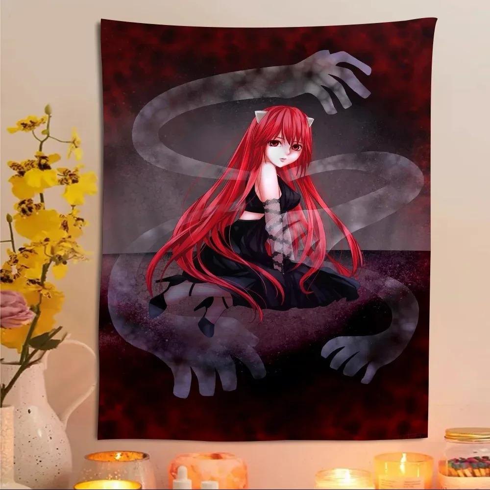

Elfen Lied Anime Colorful Tapestry Wall Hanging Cheap Hippie Wall Hanging Bohemian Wall Tapestries Mandala Wall Hanging Sheets 74x94cm(29x37in)