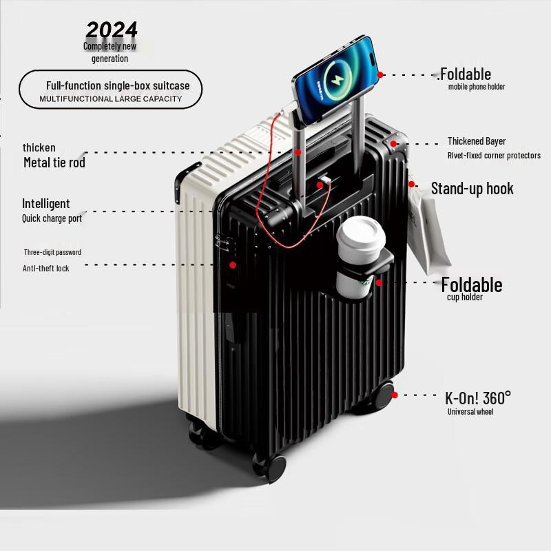 Maifa Vintage Hardside Spinner Luggage