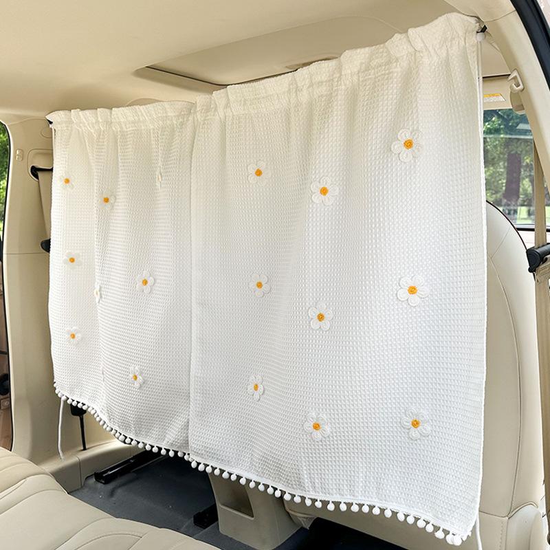 Car Privacy Curtains Universal Car Divider Curtain Between Rear Seat Auto Blackout Curtains Car Sun Shades Side Window Covers
