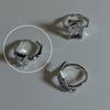 Trendy Geometric Mirror Finish Adjustable Ring Featuring Shimmering Zircon Stones Couples For