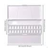ThreeFold Paint Palette Flip Lid Folding Holder Foldable Portable Watercolor Box for Students,