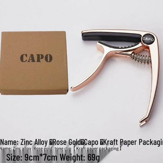 Personalized Engraving Guitar Capo with String Pins – High-End Valentine's Day Musical Gift