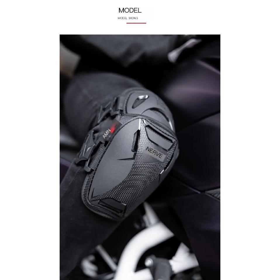 NERVE Motorcycle Knee Pads Motorbike Protective Gear Motocross Joelheira Equipment CE2 Level Anti-fall Sport Guard MTB Knee Pads