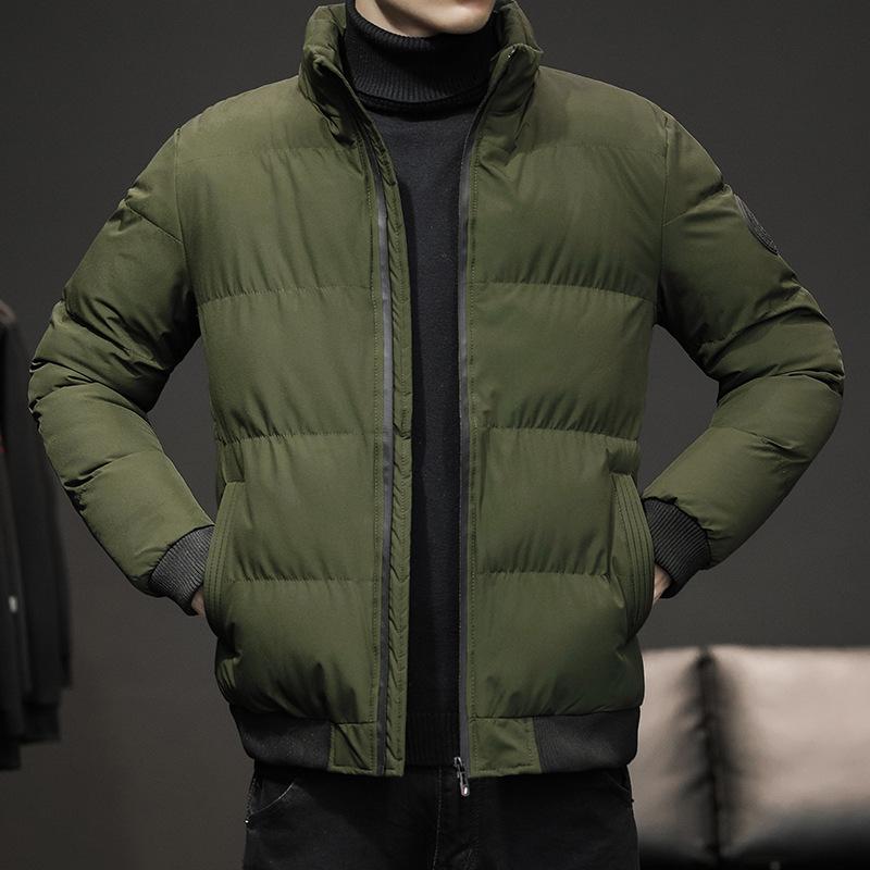 Giacca Abiti in Cotone alla Moda Invernali da Uomo Abbigliamento da Uomo Versione Coreana Abiti in Cotone Giacca Marca Trendy Abiti Pane Giacca Imbottita in Cotone da Uomo