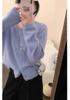 European Style Women's Pure Wool Soft Fluffy Cardigan Sweater