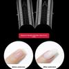 Transparent Toe Nail Molds Double-head Manicure Tools New Manicure Nail Mold  For Builder Gel