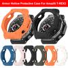 TPU Hollow Case Anti-Scratch TPU Half Cover Soft Case Cover Protective Cover Shell for Amazfit T-REX3 Smart Watch Accessories