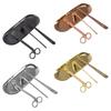 4 Pcs Candle Wick Trimmer Candle Snuffer Wick Dipper with Tray Candle Supplies DIY Candle Care Creative for Wax Lovers