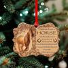 Horse Christmas Ornament 2D Acrylic Horse Xmas Tree Hanging Ornament Horse Keepsake