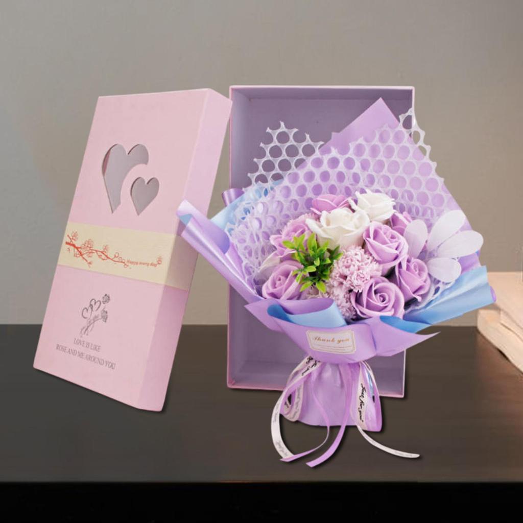 Artificial Bouquet Soap Flower Floral Accessory for Celebration Festival