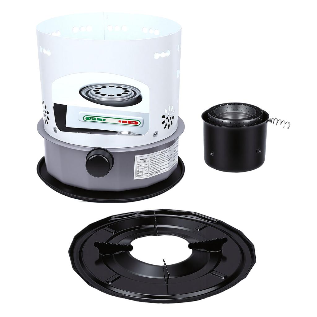 Indoor Outdoor Kerosene Heater 5.2L Aluminum Alloy Portable Space Heater Kerosene Cook Stove for Camping Tent Ice