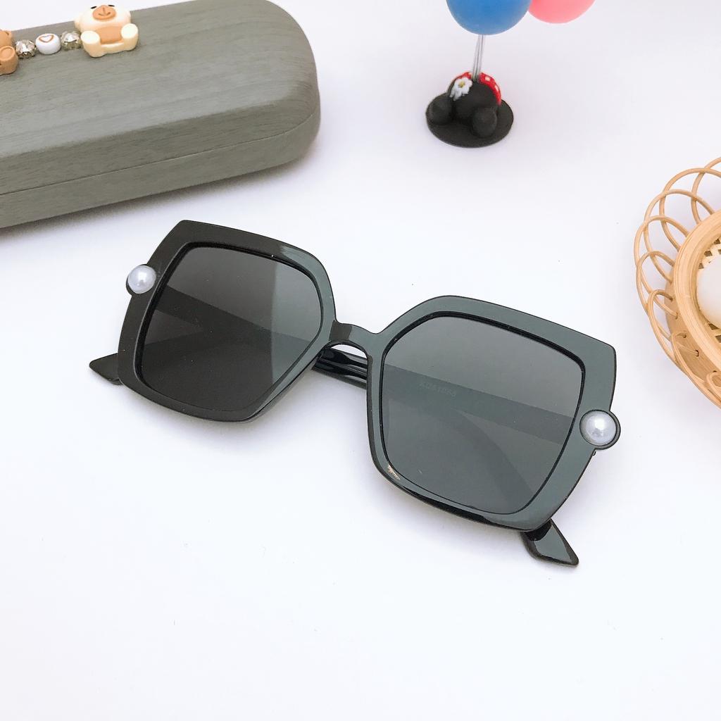 2025 New Square Frame Children's Glitter Cute Sun UV Protection Korean Style Baby Sunglasses Boys And Girls Glasses