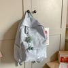 School bag Korean version of college students ins versatile large-capacity school bag simple and casual new travel backpack shoulder bag