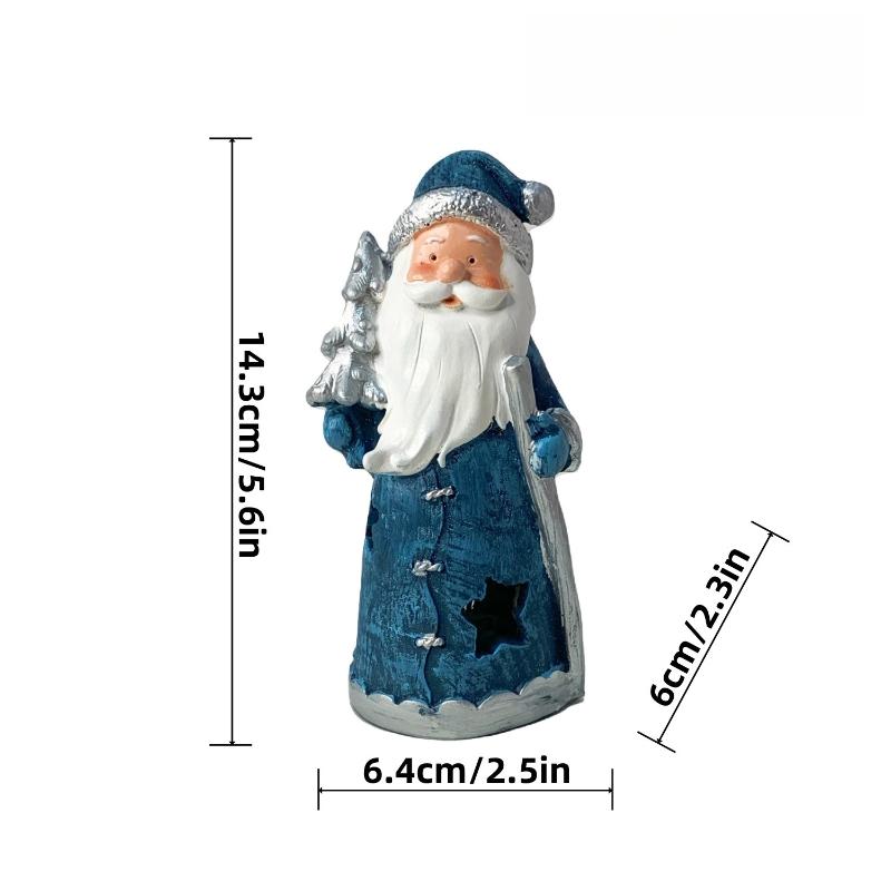 

1 шт. Украшения Санта-Клауса Праздничные украшения для атмосферы Декор для дома в помещении Настольный реквизит для съемки Ремесло из смолы